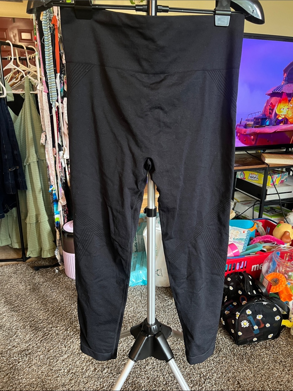 Women’s High-Rise Black Performance Leggings